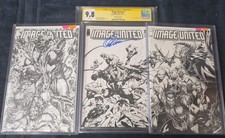 Image United 1 2 3 SET 1:100 Sketch Cover NM 2009 Jm Lee Dale Keown CGC Capullo picture