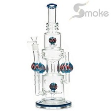 16''(XL) Glass Bong and Water Pipes Smoking Perc Bongs Super Heavy w/14mm bowl picture