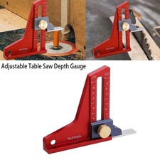 Woodworking Height Gauge Precision CNC Machined Depth Measure Tool Double Scales picture