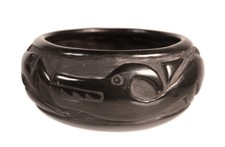 Santa Clara Pueblo Pottery Bowl By Margaret Tafoya ca. 1960s 6.5