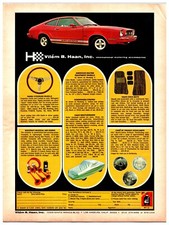 Vintage 1973 Vilem B. Hann Parts Inc - Original Advertisement Print Ad (8 x 11) picture