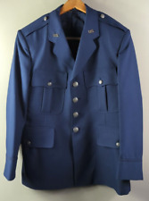 1981 US Air Force USAF Service Dress Blue Uniform Jacket Coat Mens 38R picture