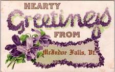 PC1661 VT Vermont McIndoe Falls Barnet Greetings Caledonia County Postcard picture