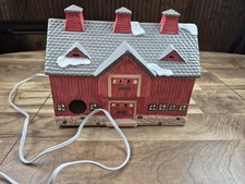 Vintage Dept 56 Snow Village Lighted Building - 1987 RED BARN - #50814  picture