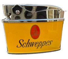 Vintage Schweppes Soda Advertising Lighter Japan NOS Unfired With Original Box picture