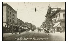 Mason City Iowa Main Street Standard Postcard picture