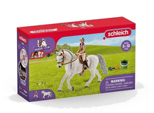 Schleich Horse Club Rider On Lipizzan Mare 41433 Horse Boxed Excellent  picture