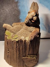 Tim Wolfe Signed figurine, Josephine, #65 Brown Rabbit- Tom Clark collectible picture