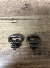 2 Mock Key Knob Antique Brass (NO SREW INCLUDED) picture