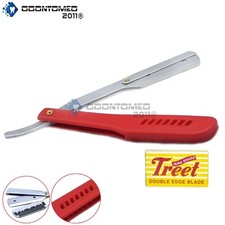 Professional Barber Hair Shaving Razor Straight Edge Folding + 10 Blades BTS-353 picture