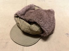 ORIGINAL POST WWII KOREAN WAR US ARMY M1951 WINTER PILE HAT CAP-SIZE 7 1/2TH XL picture