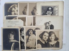 1920s antique HELEN MORETTI VAUDEVILLE ACTRESS PHOTO LOT 13pc 11x14 8x10 LETTER picture