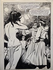Original Comic Art 🎨 ✨️ 1975 published French The Forgotten World Erotica  picture