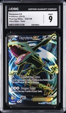 2015 ROARING SKIES #104 RAYQUAZA EX CGC 9 picture