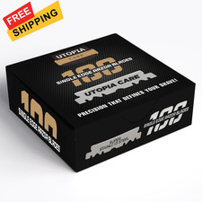 Utopia Care Single Edge Razor Blades,Stainless 1 Count (Pack of 100), Silver picture