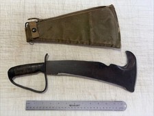 SCARCE VINTAGE WWII U.S. MILITARY WOODSMAN'S PAL 280 MACHETE AXE SURVIVAL TOOL picture