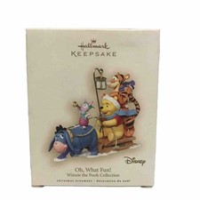 2007 Hallmark Keepsake Ornament Disney Winnie The Pooh Oh What Fun picture