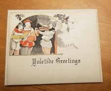 Antique Christmas Card Christmas Yuletide Unused early 1900s picture