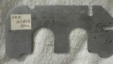 Pratt & Whitney WHEEL DEFECT Coupler limit Journal Oollar & Fillet Gage 4 train picture