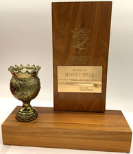 1962 9th King Orange International Model Plane Meet Trophy Flying Airplane  picture