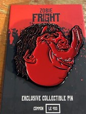 Society Cult Film 1989 Zobie Fright Horror Fan Artist Enamel Pin #263/400 LE picture