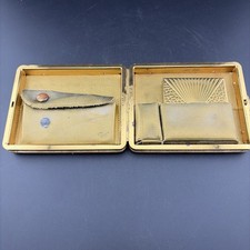 VINTAGE 1940’s ZELL COMPACT SET MINAUDIERE With Comb And Compact Mirror picture