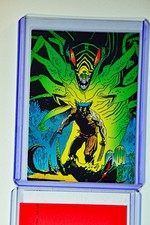 1992 Marvel Cards, Wolverine Series, Lot of TWO, Brood #45 and Just Kidding #33 picture