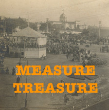 C.1910 RARE MINNESOTA STATE FAIR, HORTICULTURAL, BAND STAND PHOTO STEREOVIEW F69 picture