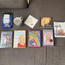 Dolly Parton Lot Collectibles, VHS, DVD, Book, Mug, Etc picture