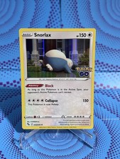 Snorlax 055/078 Holo Pokemon Go 2022 Pokémon Card LP/NM picture