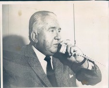 1961 Press Edward Slattery Jr Washington DC Representative CAB Crash Photo picture
