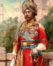 PORTRAIT OF KING GEORGE V IN INDIAN UNIFORM DELHI 1915 8X10 PHOTO picture