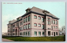 Salem Oregon OR High School Building Old Vtg Postcard View 1910s picture