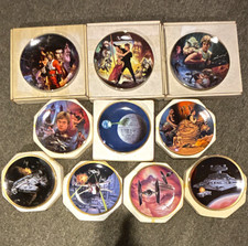 Star Wars Trilogy Hamilton Collector Plates Set Assorted Designs w/ Boxes picture