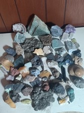 Nice 15 Lb Lot Of Minerals Crystals Fossils  picture