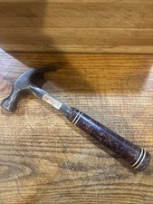 Vintage Estwing 20 oz Curve Claw Leather Handle Hammer picture