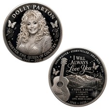 Dolly Parton Queen of Country Music Challenge Coin Commemorative Memorial Token picture