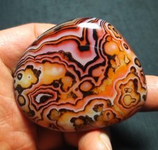 TOP 77 g Natural Polished Banded Agate Madagascar NN188 picture