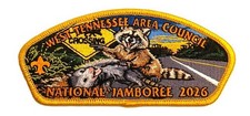 BOY SCOUT BSA WEST TENNESSEE AREA OA 235 2026 JAMBOREE RACCOON JSP CSP 100 MADE picture