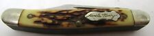 VINTAGE SCHRADE UNCLE HENRY 885UH 3-BLADE POCKETKNIFE MADE IN U.S.A. - USED picture