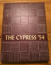 1954 Jefferson High School Yearbook Jefferson Texas the Cypress   picture