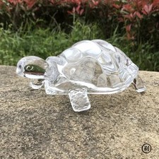 Crystal Turtle Figurine Mini Tortoise Statue Feng Shui Home Office Desk Decor picture