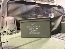 M2A2 .50 Cal Ammo Can USGI Military Surplus Steel Box Improved M2A1 picture