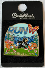 2026 Dollywood Exclusive Dolly Parton Run Dolly Weekend Race Pin with Characters picture