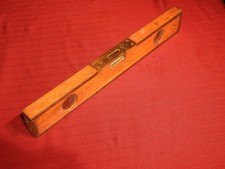 Historical J. Sand 787 Riopelle St. Detroit Mich Fully Brass Bound Level & Plumb picture