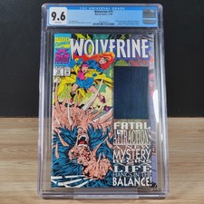 Wolverine #75 Fatal Attractions Blue Error Variant Marvel Comics 1993 CGC 9.6 NM picture
