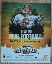 All-Pro Football 2K8 PS3 Xbox 360 Print Ad/Poster Official NFL Art picture