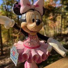 Disney Traditions Jim Shore Enesco Minnie Mouse Sugar Plum Fairy Nutcracker 10” picture