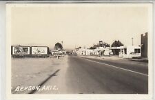 RPPC Benson, AZ Main Street vintage Postcard Chesterfield 76 Acme Beer Texaco picture