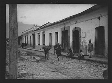 Photo:Antigua Guatemala 1900s Street Scene Buildings City Town Life picture